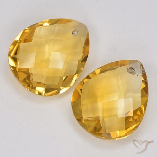 Shop natural 7.06ct Orange doré profond Citrine gems, En forme de poire, from Brésil at GemSelect. In stock, global shipping!