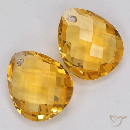 Shop natural 6.64ct Orange doré profond Citrine gems, En forme de poire, from Brésil at GemSelect. In stock, global shipping!