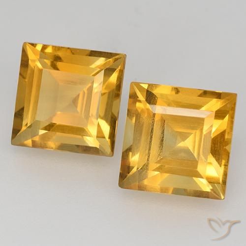 Shop natural 3.68ct Doré foncé Citrine gems, Carré, from Brésil at GemSelect. In stock, global shipping!