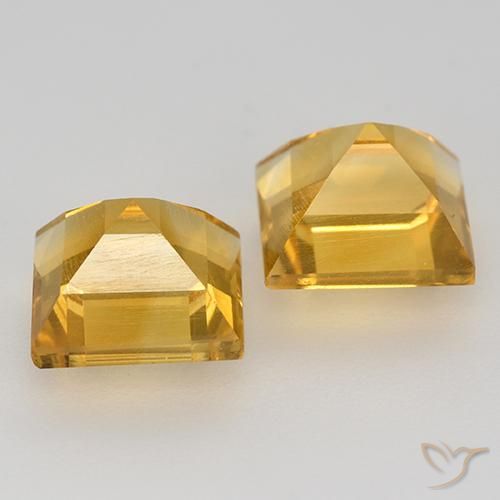 Shop natural 3.68ct Doré foncé Citrine gems, Carré, from Brésil at GemSelect. In stock, global shipping!