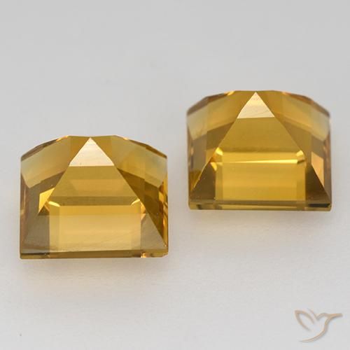 Shop natural 3.44ct Orange doré profond Citrine gems, Carré, from Brésil at GemSelect. In stock, global shipping!