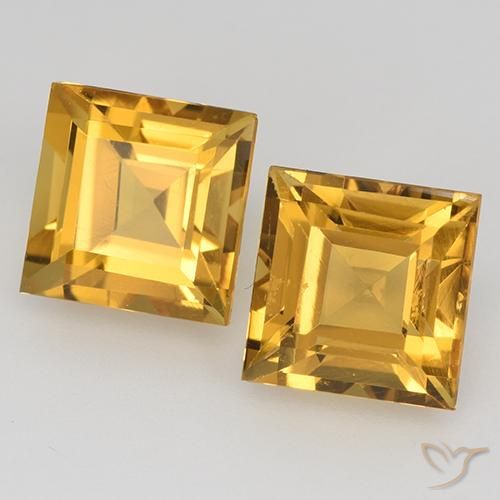 Shop natural 3.32ct Doré foncé Citrine gems, Carré, from Brésil at GemSelect. In stock, global shipping!