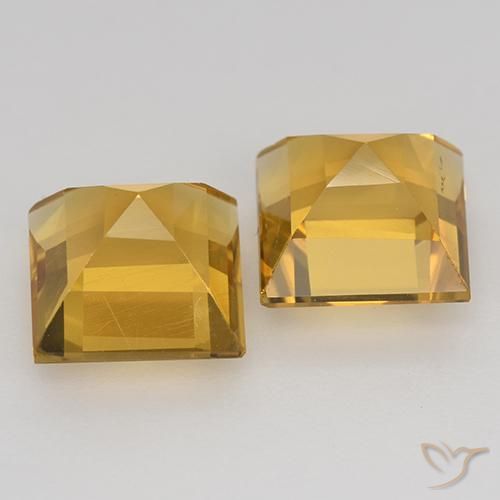 Shop natural 3.32ct Doré foncé Citrine gems, Carré, from Brésil at GemSelect. In stock, global shipping!