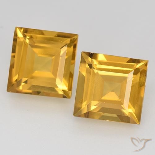 Shop natural 3.07ct Orange doré profond Citrine gems, Carré, from Brésil at GemSelect. In stock, global shipping!