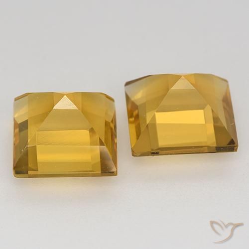 Shop natural 3.07ct Orange doré profond Citrine gems, Carré, from Brésil at GemSelect. In stock, global shipping!