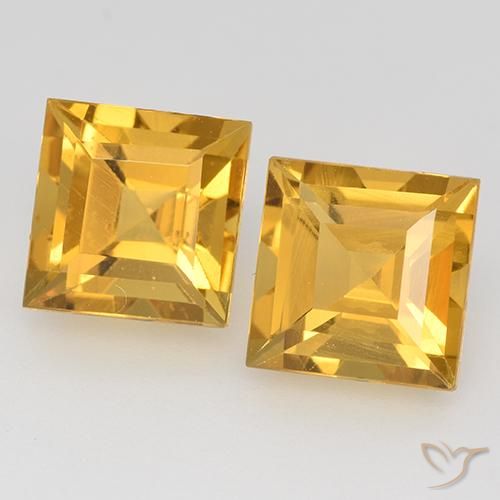 Shop natural 3.33ct Doré foncé Citrine gems, Carré, from Brésil at GemSelect. In stock, global shipping!