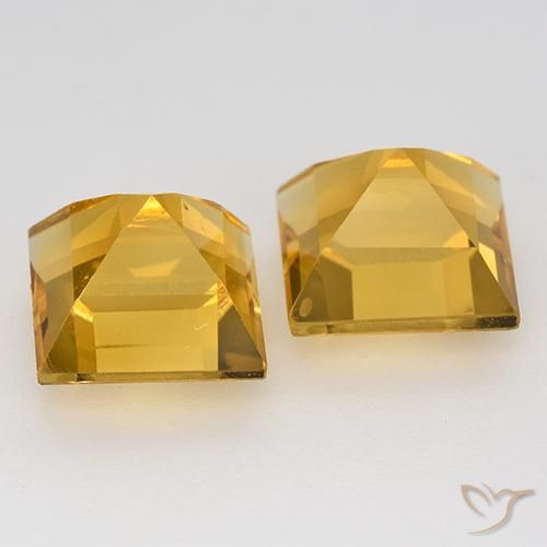 Shop natural 3.33ct Doré foncé Citrine gems, Carré, from Brésil at GemSelect. In stock, global shipping!