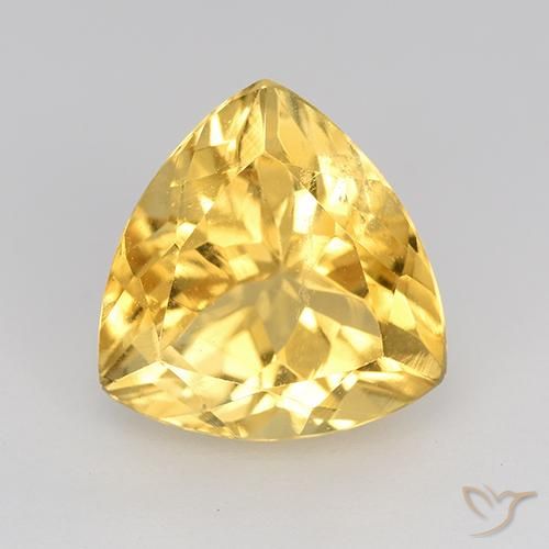 Citrine Doré naturelle Trillion, 2.28 ct, VVS-VS