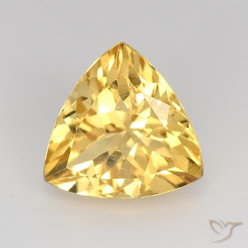 2.24ct Naturel Doré moyen-léger Citrine, Trillion, VVS-VS