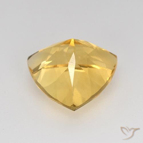 Citrine Doré moyen-léger naturelle Trillion, 2.24 ct, VVS-VS