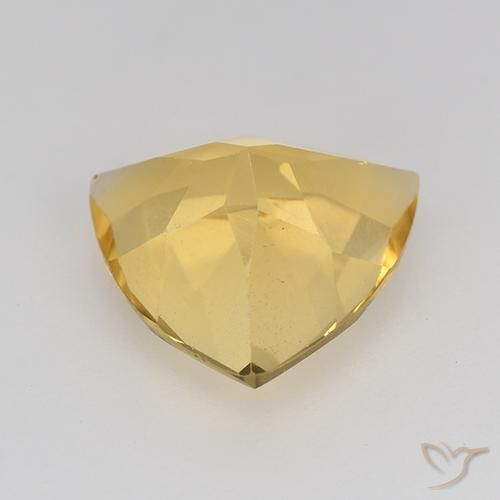 Citrine Orange Doré naturelle Trillion, 2.03 ct, VVS-VS