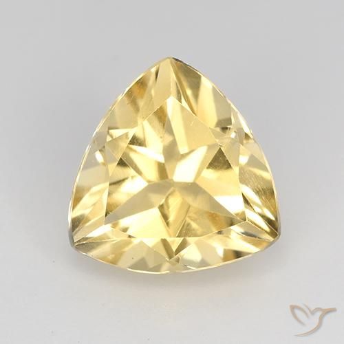 2.09ct Naturel Crème Citrine, Trillion, VVS-VS