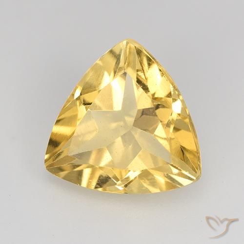 Citrine Orange Doré naturelle Trillion, 2.02 ct, VVS-VS