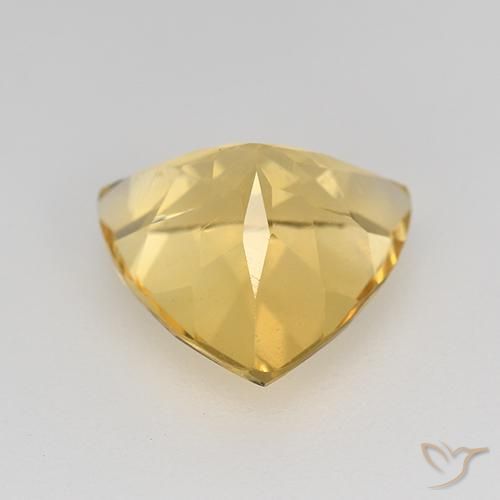Citrine Doré vif naturelle Trillion, 2.13 ct, VVS-VS
