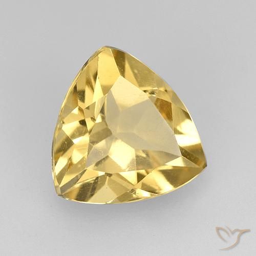 Citrine Or moyen naturelle Trillion, 1.85 ct, VVS