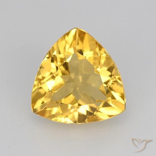 1.94ct Naturel Doré vif Citrine, Trillion, VVS-VS