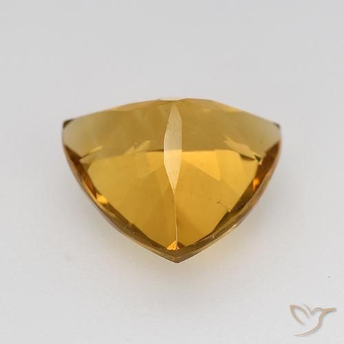 Citrine Or-orange moyen naturelle Trillion, 2.19 ct, VVS-VS