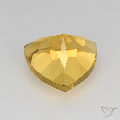 Citrine Doré naturelle Trillion, 2.27 ct, VVS-VS