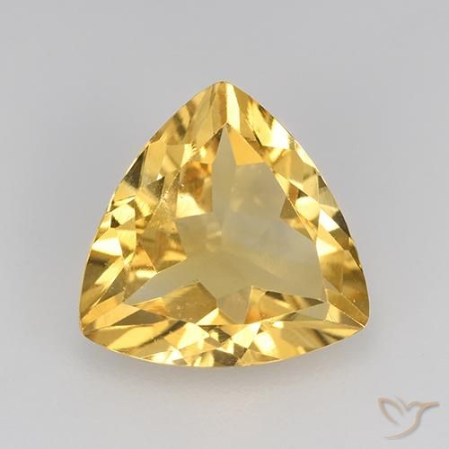 1.93ct Naturel Doré Citrine, Trillion, VS