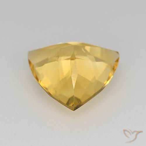Citrine Doré naturelle Trillion, 1.93 ct, VS