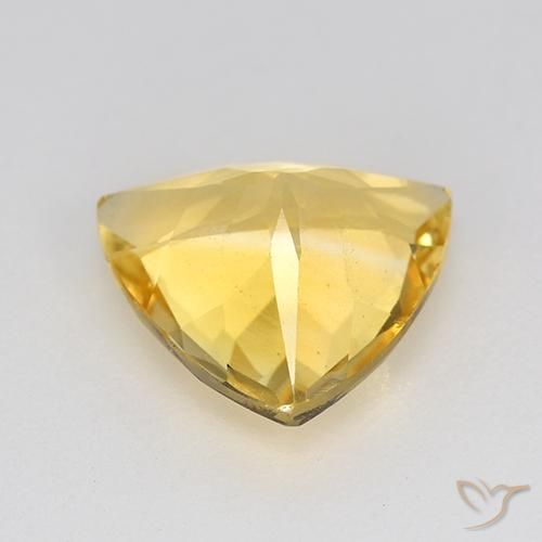 Citrine Or moyen naturelle Trillion, 1.86 ct, VVS-VS