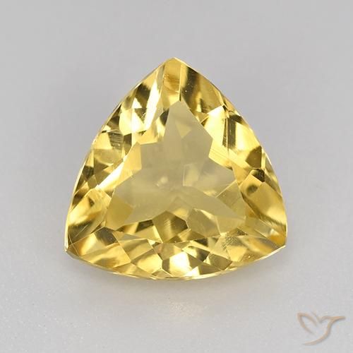 Citrine Or naturelle Trillion, 1.82 ct, VVS-VS
