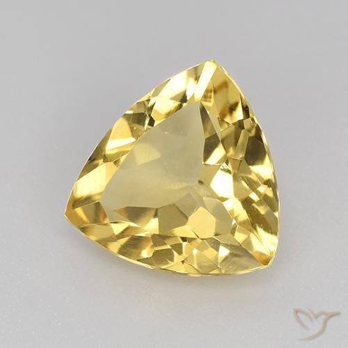 Citrine Or naturelle Trillion, 1.82 ct, VVS-VS