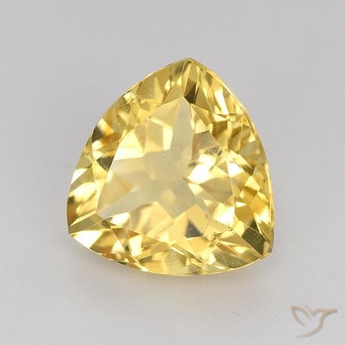Citrine Doré naturelle Trillion, 2.37 ct, VVS-VS