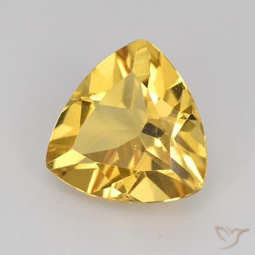 Citrine Doré naturelle Trillion, 2.12 ct, VVS-VS