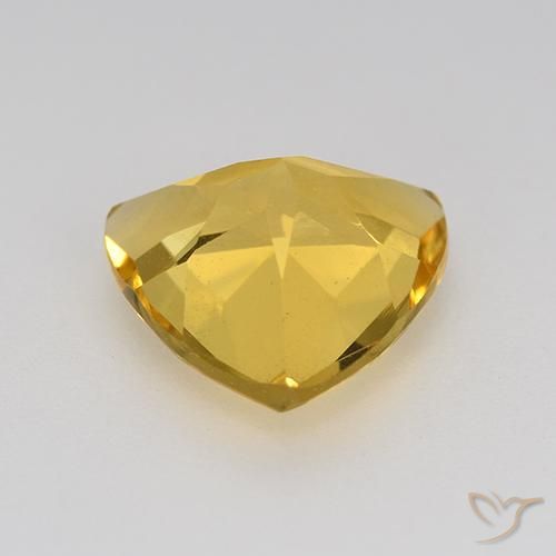 Citrine Doré naturelle Trillion, 2.12 ct, VVS-VS