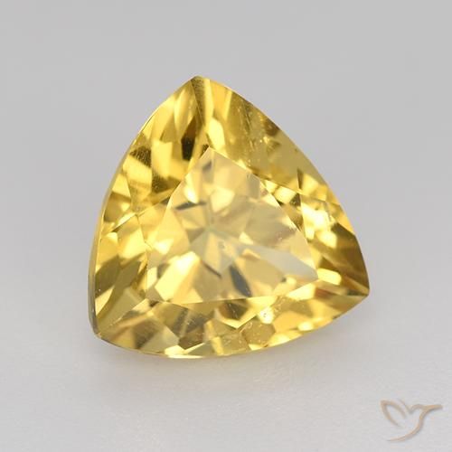 Citrine Or moyen naturelle Trillion, 2.16 ct, VVS-VS