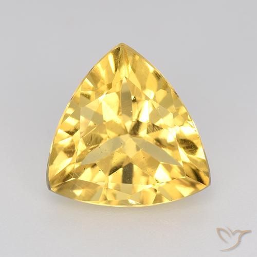 2.21ct Naturel Or moyen Citrine, Trillion, VVS-VS