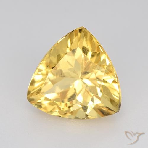 Citrine Or moyen naturelle Trillion, 2.38 ct, VVS-VS