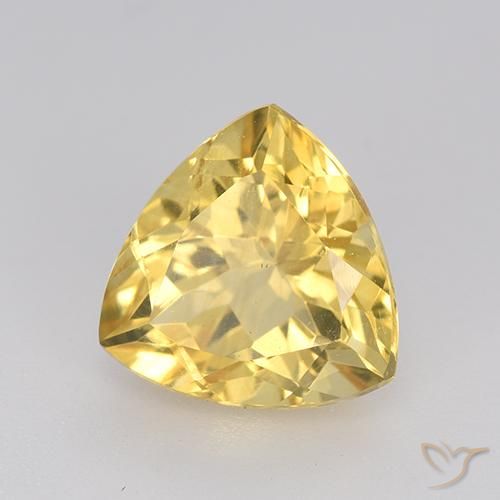 Citrine Or naturelle Trillion, 2.50 ct, VVS-VS