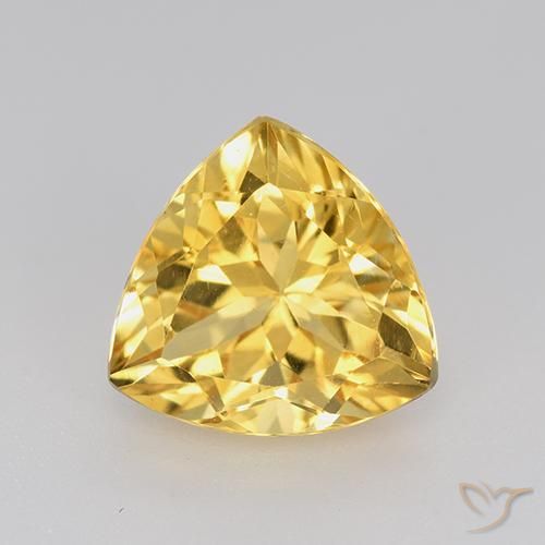 2.20ct Naturel Doré Citrine, Trillion, VVS-VS