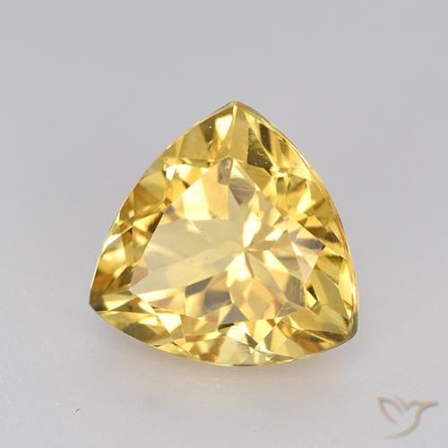 Citrine Doré naturelle Trillion, 2.20 ct, VVS-VS