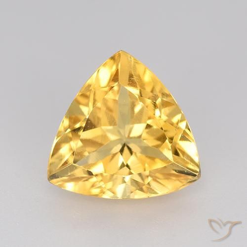 2.08ct Naturel Doré Citrine, Trillion, VVS-VS