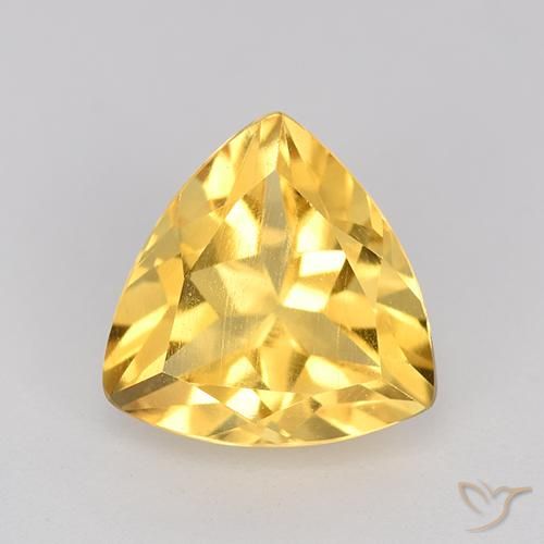 Citrine Doré naturelle Trillion, 2.28 ct, VVS