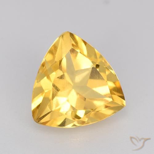 Citrine Doré naturelle Trillion, 2.28 ct, VVS