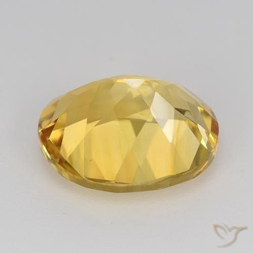 Citrine Orange Doré naturelle ovale, 4.59 ct, VVS-VS