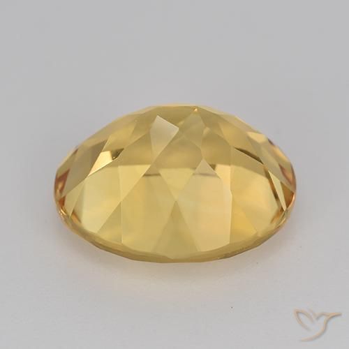 Citrine Doré moyen-foncé naturelle ovale, 4.33 ct, VVS-VS