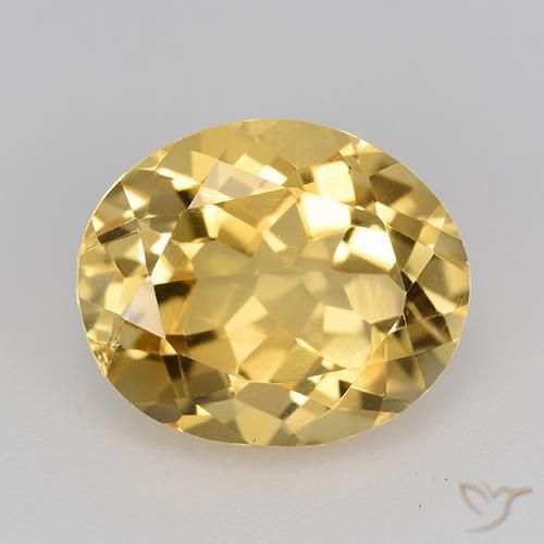 Citrine Or naturelle ovale, 4.47 ct, VVS-VS