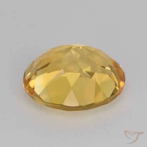 Citrine Or naturelle ovale, 4.47 ct, VVS-VS