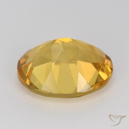 Citrine Doré moyen naturelle ovale, 4.24 ct, VVS-VS