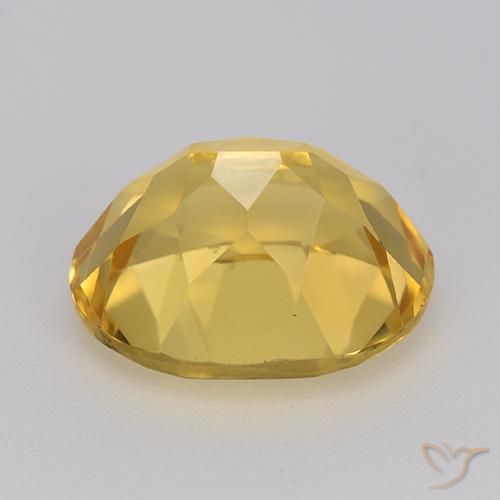 Citrine Orange Doré naturelle ovale, 4.66 ct, VVS-VS