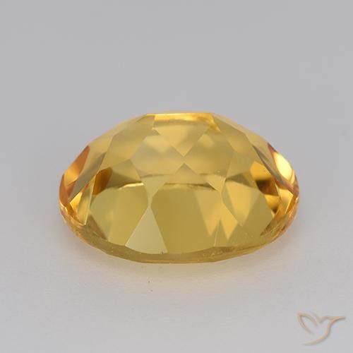 Citrine Doré moyen-léger naturelle ovale, 4.45 ct, VVS-VS