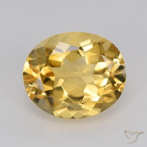 4.53ct Naturel Orange Doré Citrine, ovale, VVS-VS