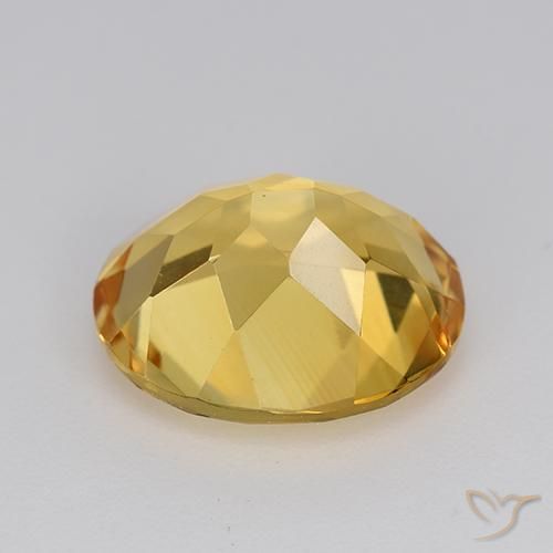 Citrine Doré moyen-léger naturelle ovale, 4.14 ct, VVS-VS