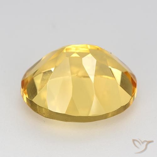 Citrine Doré vif naturelle ovale, 4.73 ct, VVS-VS
