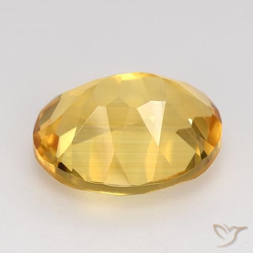 Citrine Doré naturelle ovale, 4.67 ct, VVS-VS